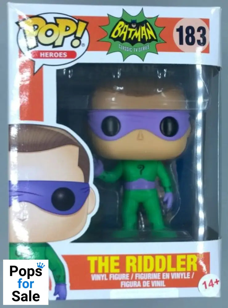 #183 The Riddler - DC Batman Classic TV Series Funko POP - PopsforSale.co.uk