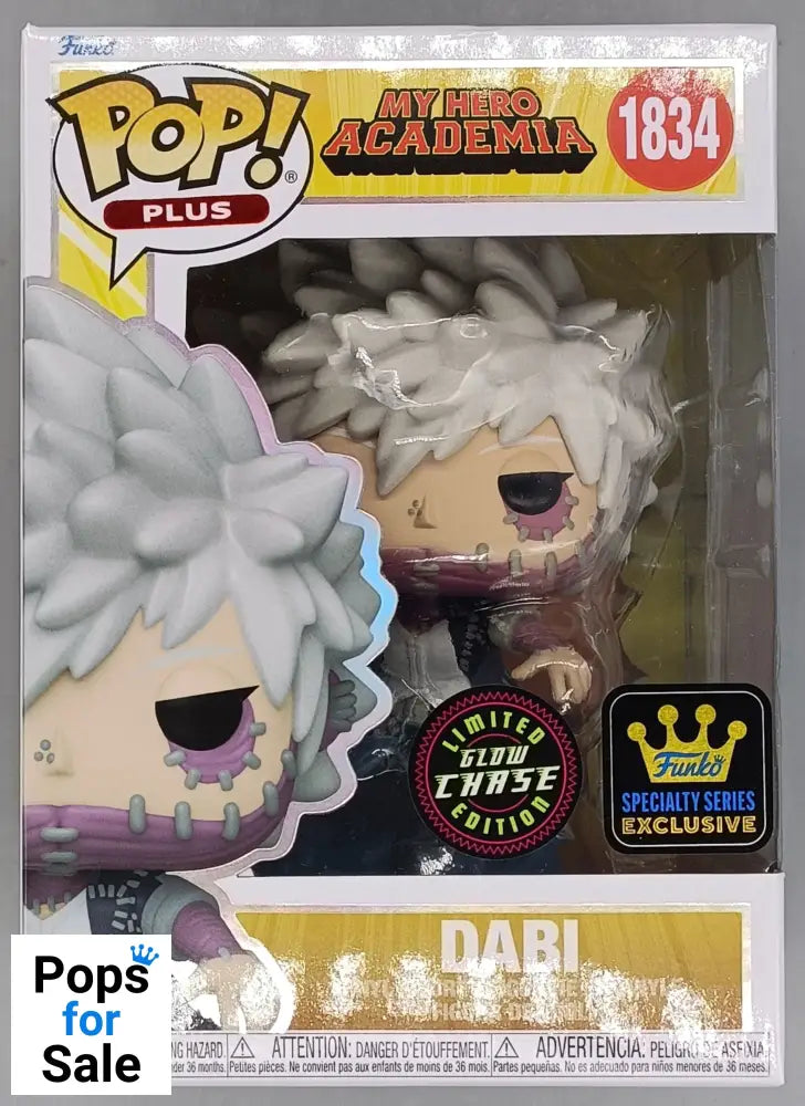 1834 Dabi - Glow Chase - My Hero Academia Funko POP - Brand New