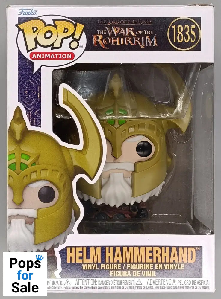 1835 Helm Hammerhand - The Lord of the Rings - War of Rohirrim - Funko POP - Box Damaged