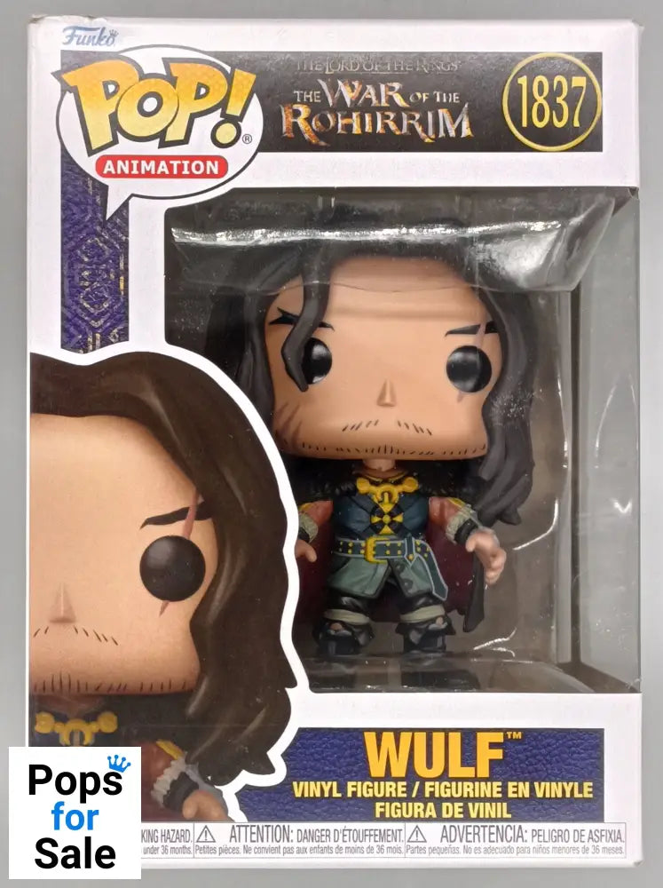1837 Wulf - The Lord of the Rings: The War of the Rohirrim - Funko POP - Box Damaged