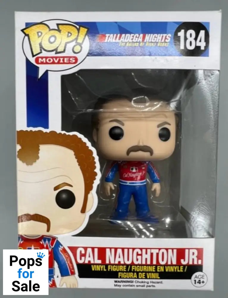 #184 Cal Naughton Jr. - Talladega Nights - Box Damaged Funko POP - PopsforSale.co.uk