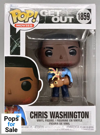 #1859 Chris Washington w/Deer - Get Out - Horror - Funko POP - Box Damaged