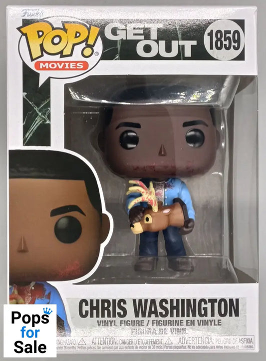 1859 Chris Washington w/Deer - Get Out - Horror Funko POP - Brand New