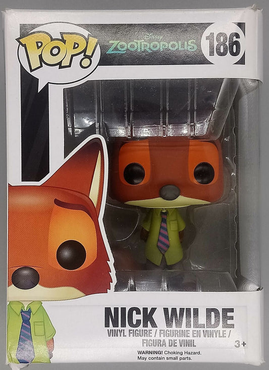 #186 Nick Wilde - Disney Zootopia - Box Damaged Funko POP - PopsforSale.co.uk