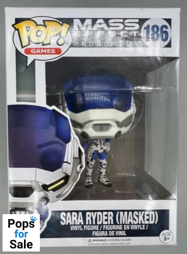 186 Sara Ryder (Masked) - Mass Effect Andromeda Funko POP - Box Damaged