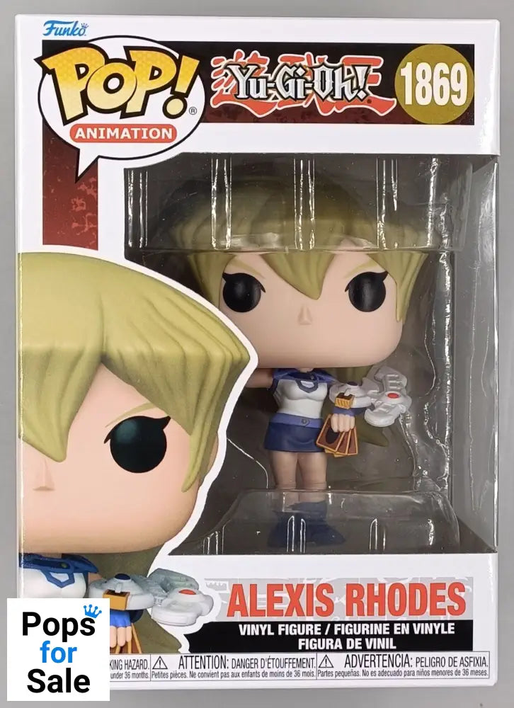 1869 Alexis Rhodes - Yu-Gi-Oh Funko POP - Brand New