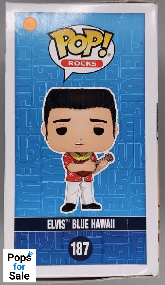 187 Elvis (Blue Hawaii) - Funko POP - Box Damaged