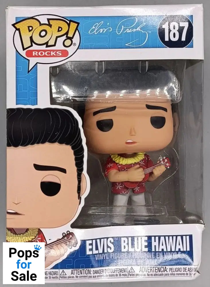 187 Elvis (Blue Hawaii) - Funko POP - Box Damaged
