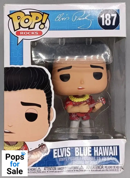 187 Elvis (Blue Hawaii) - Funko POP - Box Damaged