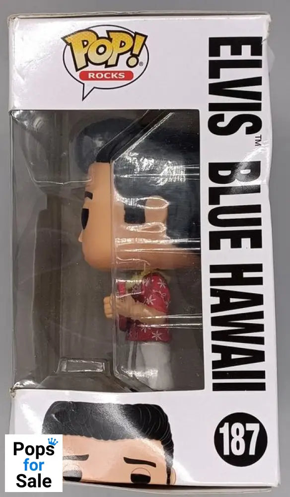 187 Elvis (Blue Hawaii) - Funko POP - Box Damaged