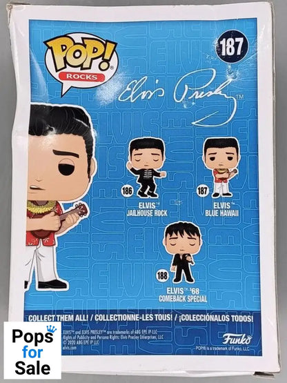 187 Elvis (Blue Hawaii) - Funko POP - Box Damaged