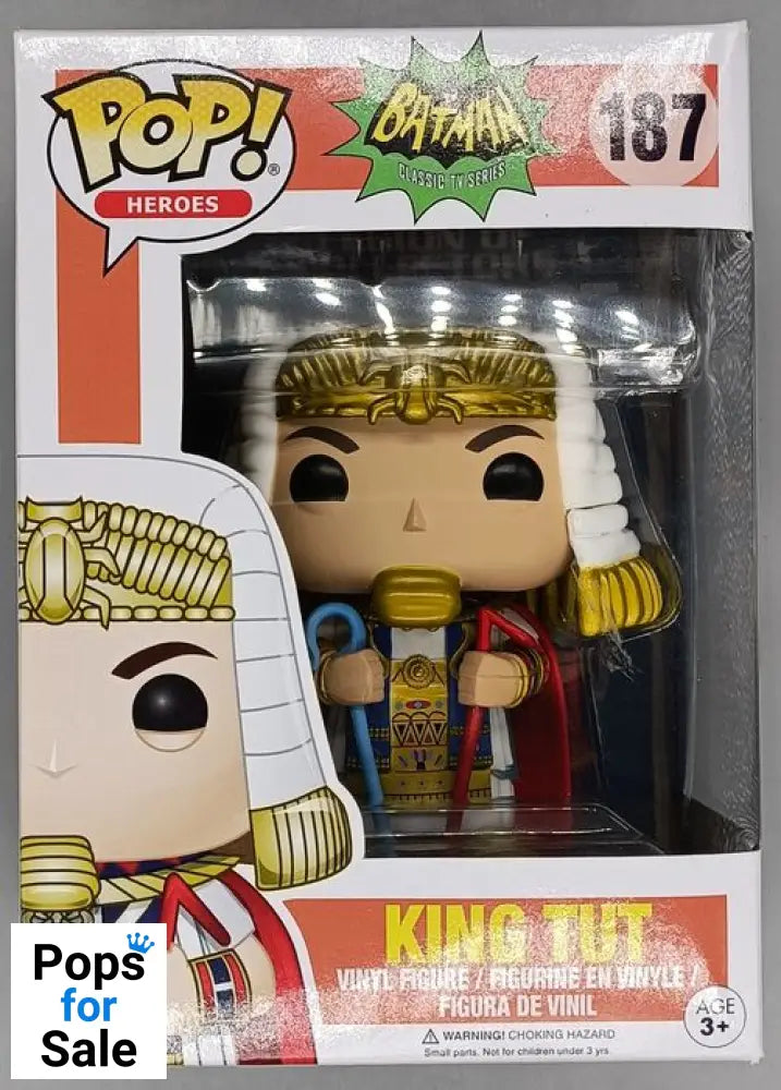 #187 King Tut - DC Batman Animated Series - Box Damaged Funko POP - PopsforSale.co.uk