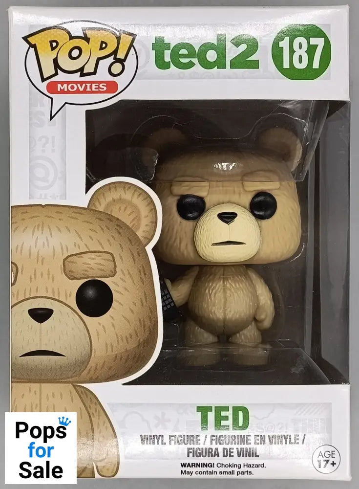 #187 Ted (Remote) - Ted 2 - Box Damaged Funko POP - PopsforSale.co.uk