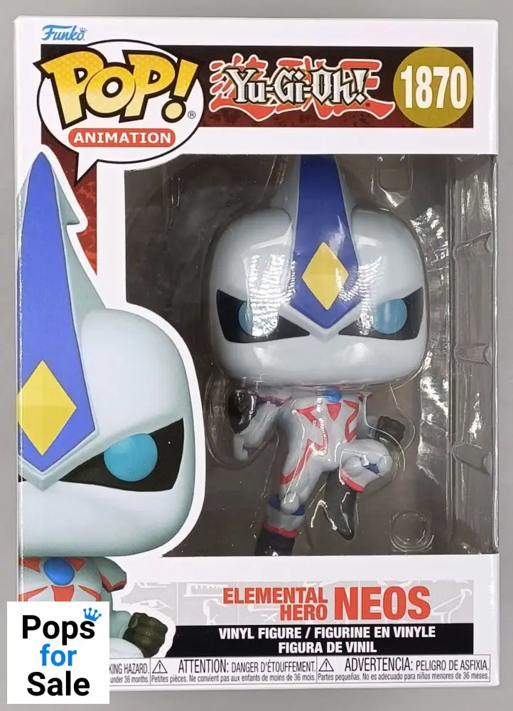 1870 Elemental Hero Neos - Yu-Gi-Oh Funko POP - Brand New