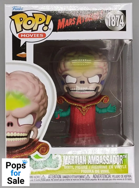 1874 Martian Ambassador - Mars Attacks Funko POP - Brand New