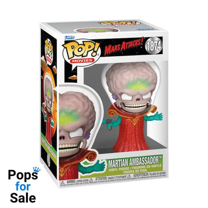 1874 Martian Ambassador - Mars Attacks Funko POP - Brand New