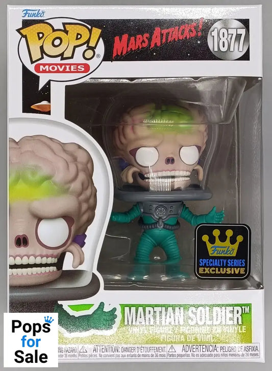 1877 Martian Soldier (Arms Wide) - Mars Attacks Funko POP - Brand New