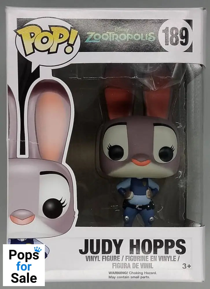 189 Judy Hopps - Disney Zootopia - Funko POP - Box Damaged