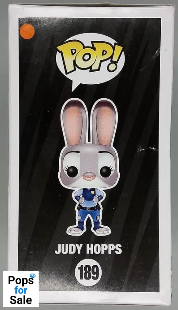 189 Judy Hopps - Disney Zootopia - Funko POP - Box Damaged