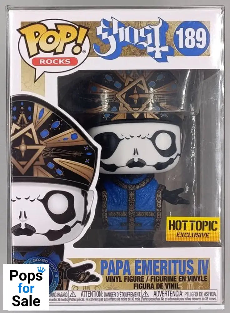 #189 Papa Emeritus IV - Ghost - Rocks Funko POP