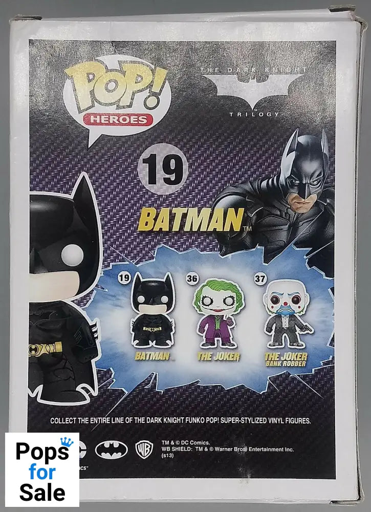 19 Batman (Trilogy) - DC - The Dark Knight Rises - Box Damaged Funko POP