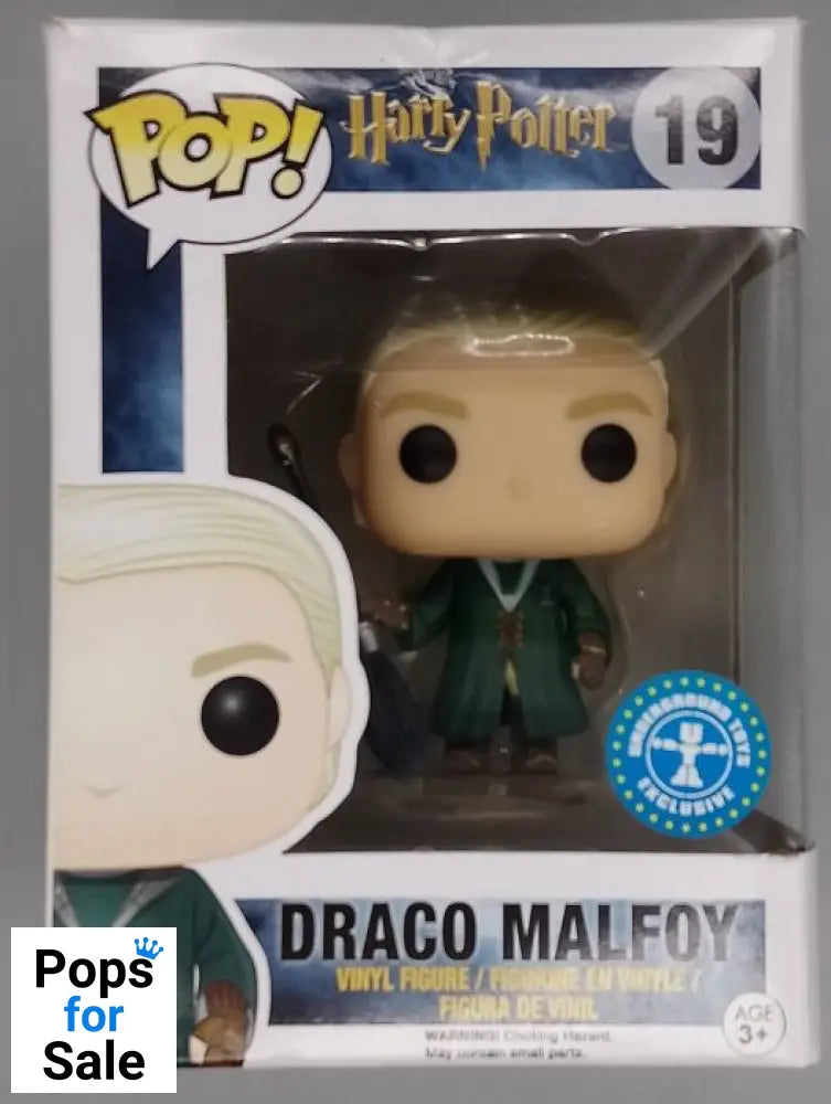 #19 Draco Malfoy (Quidditch) - Harry Potter - Box Damaged Funko POP
