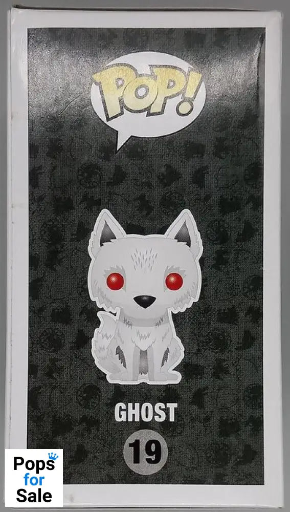 #19 Ghost - Game of Thrones - Box Damaged Funko POP - PopsforSale.co.uk