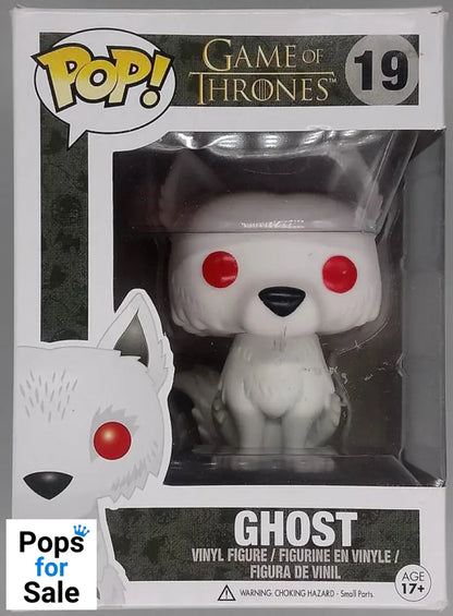 #19 Ghost - Game of Thrones - Box Damaged Funko POP - PopsforSale.co.uk