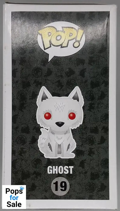 #19 Ghost - Game of Thrones - Box Damaged Funko POP