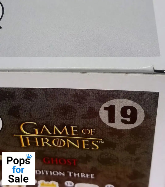 #19 Ghost - Game of Thrones - Box Damaged Funko POP