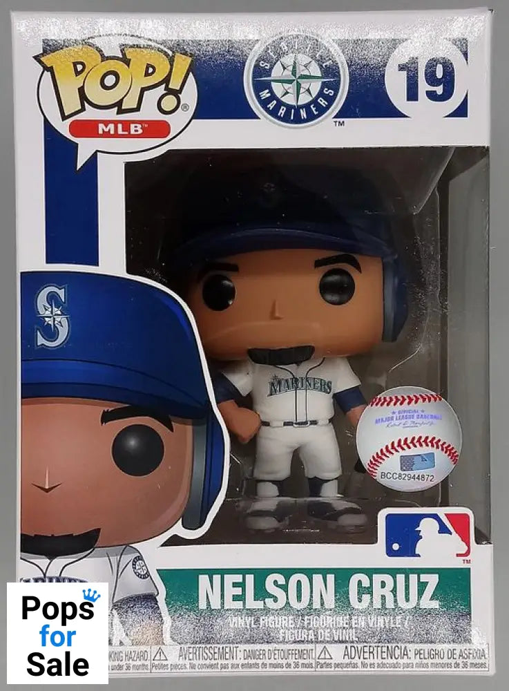 #19 Nelson Cruz - MLB Seattle Mariners Funko POP