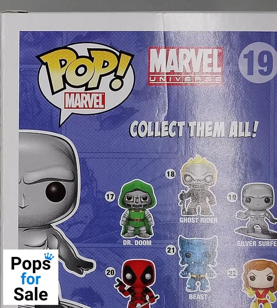 19 Silver Surfer - Marvel - Funko POP - Box Damaged