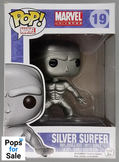 19 Silver Surfer - Marvel - Funko POP - Box Damaged