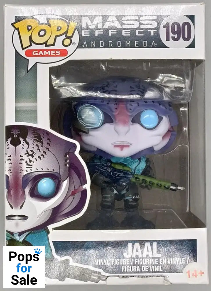 #190 Jaal - Mass Effect Andromeda - Box Damaged Funko POP - PopsforSale.co.uk