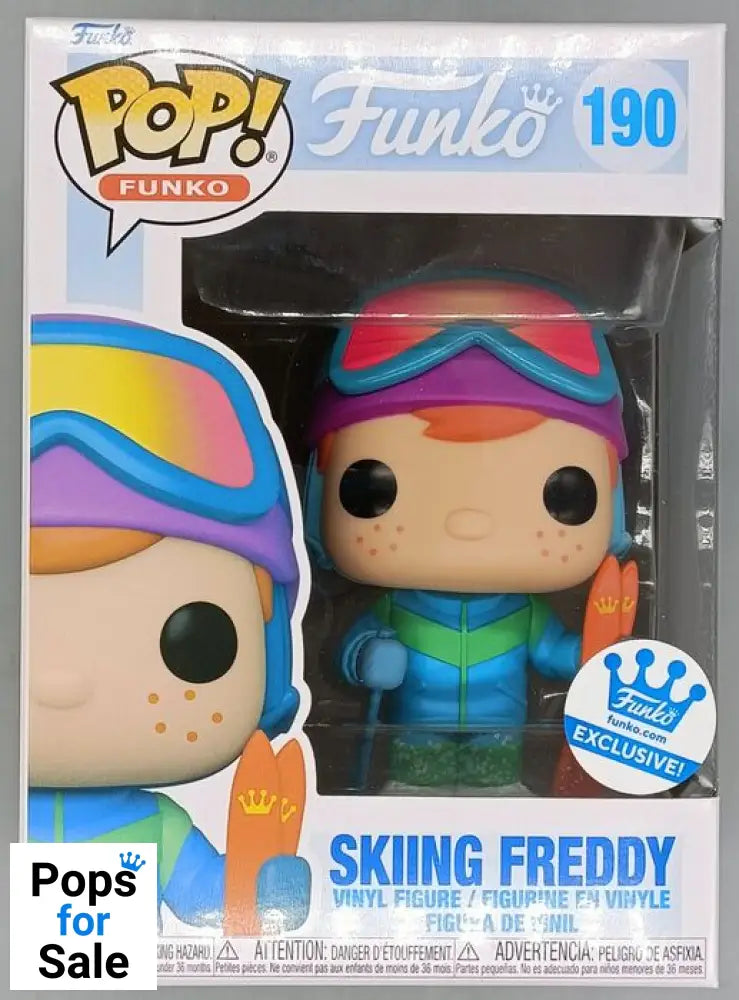 #190 Skiing Freddy Funko (Freddy) Funko POP - PopsforSale.co.uk