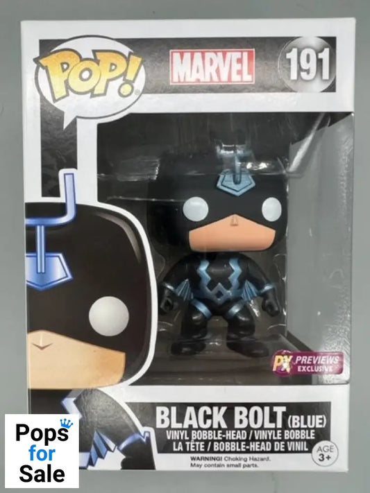 #191 Black Bolt (Blue) - Marvel Funko POP - PopsforSale.co.uk