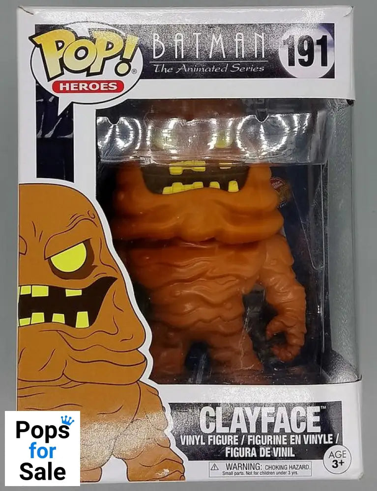 #191 Clayface - DC Batman Animated Series - Box Damaged Funko POP - PopsforSale.co.uk