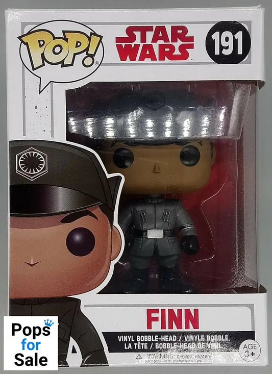 191 Finn (Imperial Disguise) Star Wars Last Jedi Funko POP - Box Damaged