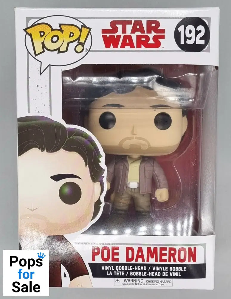 #192 Poe Dameron - Star Wars Funko POP - PopsforSale.co.uk