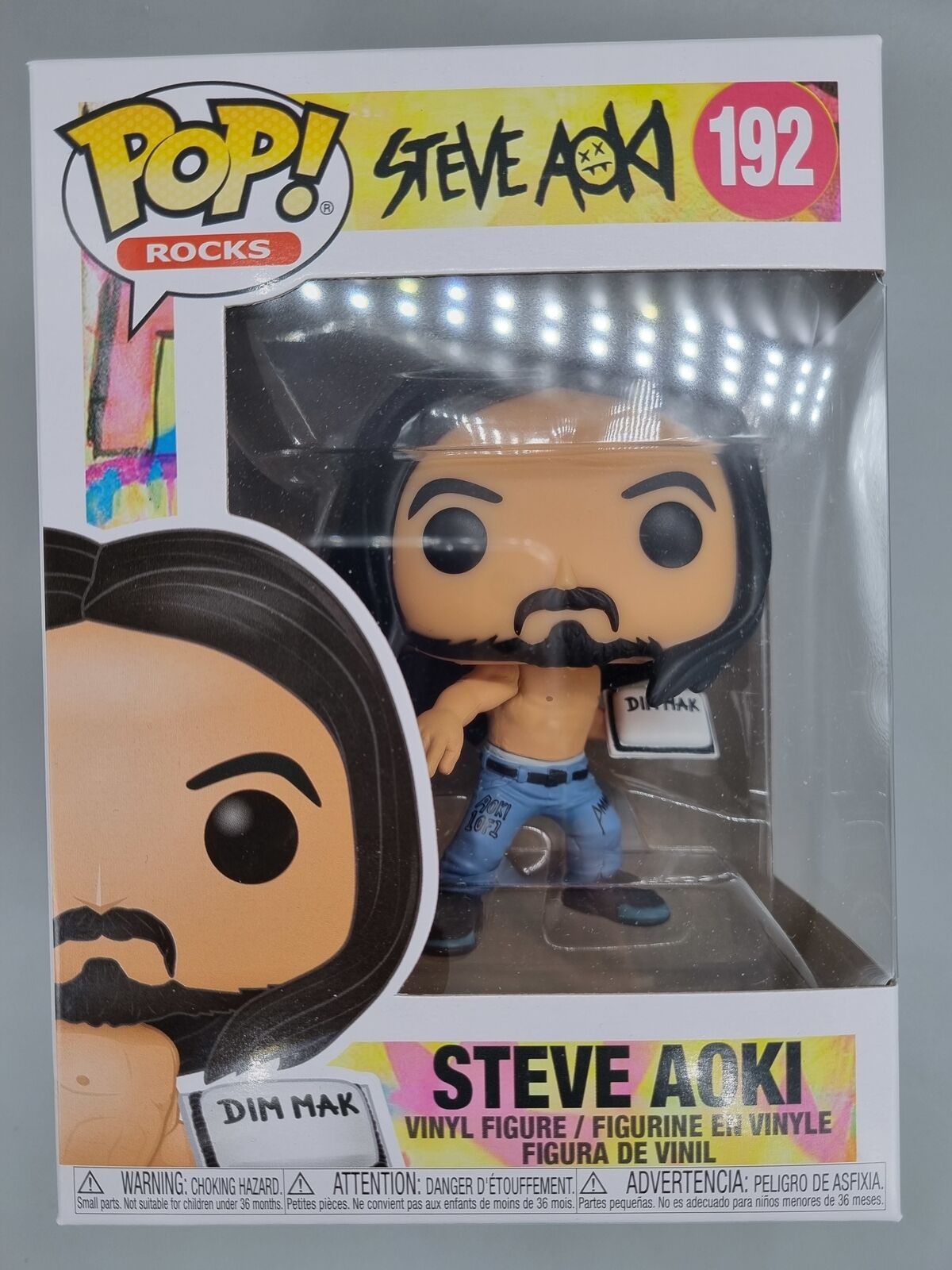 #192 Steve Aoki (w/ Cake) - Pop Rocks Funko POP - PopsforSale.co.uk