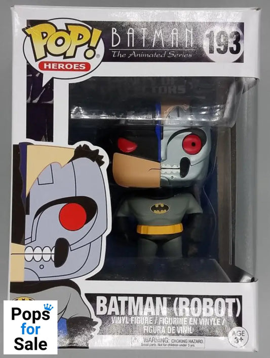 #193 Batman (Robot) - DC - Batman Animated Series Box Damaged Funko POP - PopsforSale.co.uk