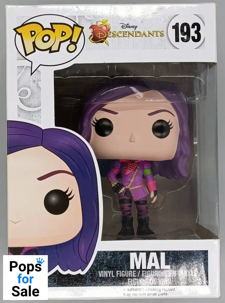 #193 Mal - Disney Descendants - Box Damaged Funko POP