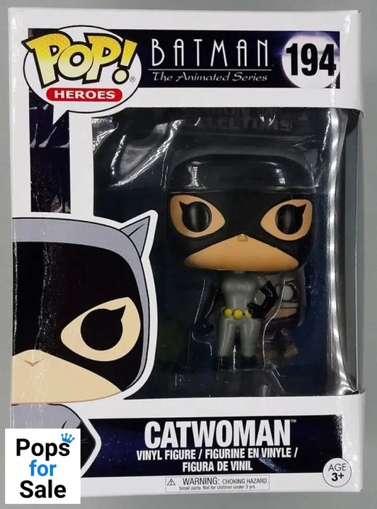 #194 Catwoman - DC Batman The Animated Series Box Damaged Funko POP