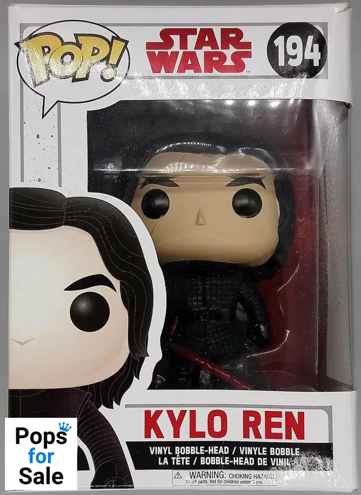 #194 Kylo Ren - Star Wars Funko POP - PopsforSale.co.uk