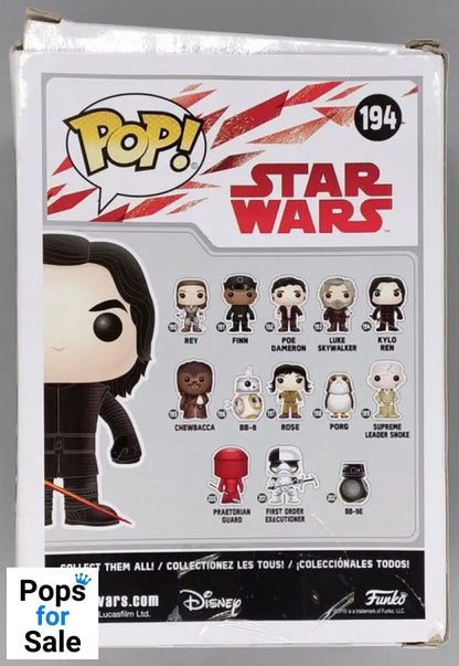 194 Kylo Ren - Star Wars - Funko POP - Box Damaged