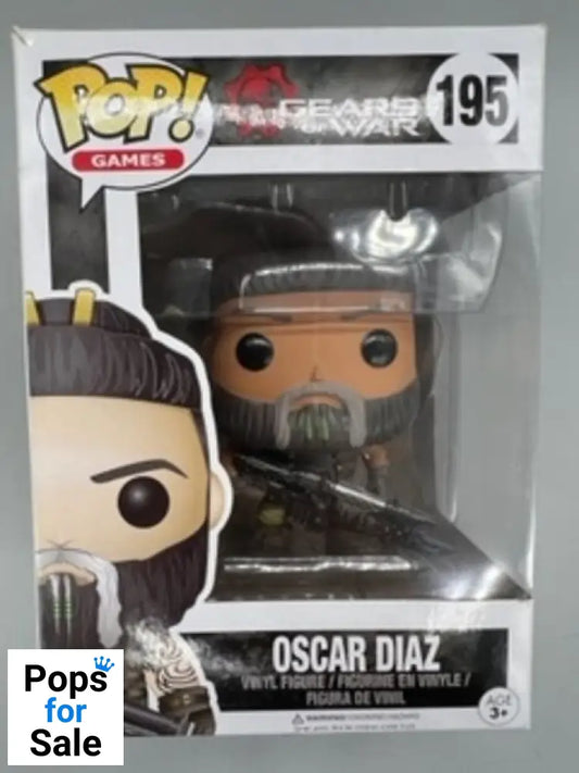 #195 Oscar Diaz - Gears of War - Box Damaged Funko POP