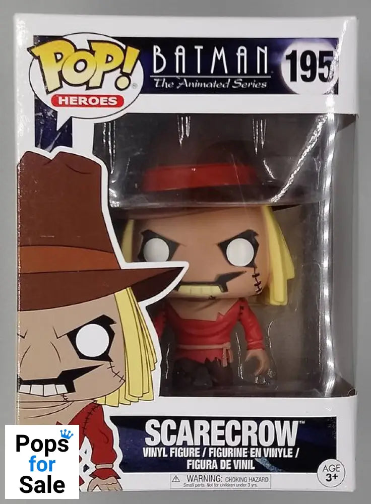 #195 Scarecrow - DC - Batman Animated Series - Box Damaged Funko POP - PopsforSale.co.uk