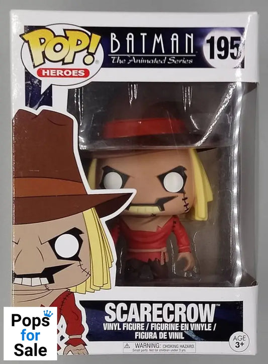 #195 Scarecrow - DC - Batman Animated Series - Box Damaged Funko POP