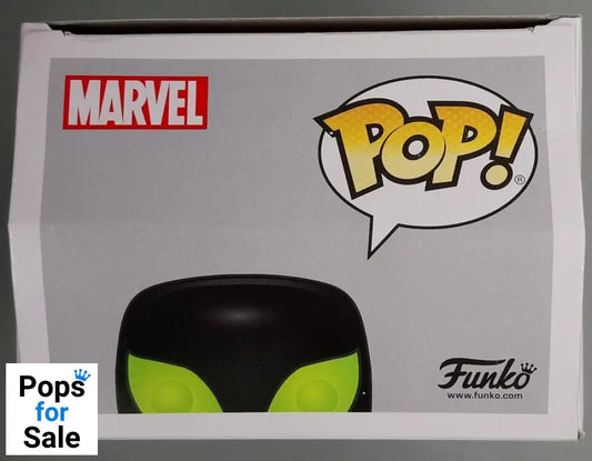 #195 Spider-Man (Stealth Suit) - Glow - Marvel - Box Damaged Funko POP