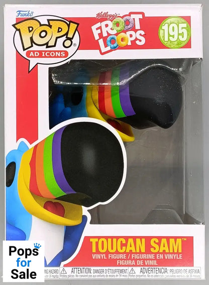 195 Toucan Sam - Kellogg’s Froot Loops - Ad Icons - Box Damaged Funko POP